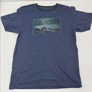 Prana Men's Navy Graphic Tee